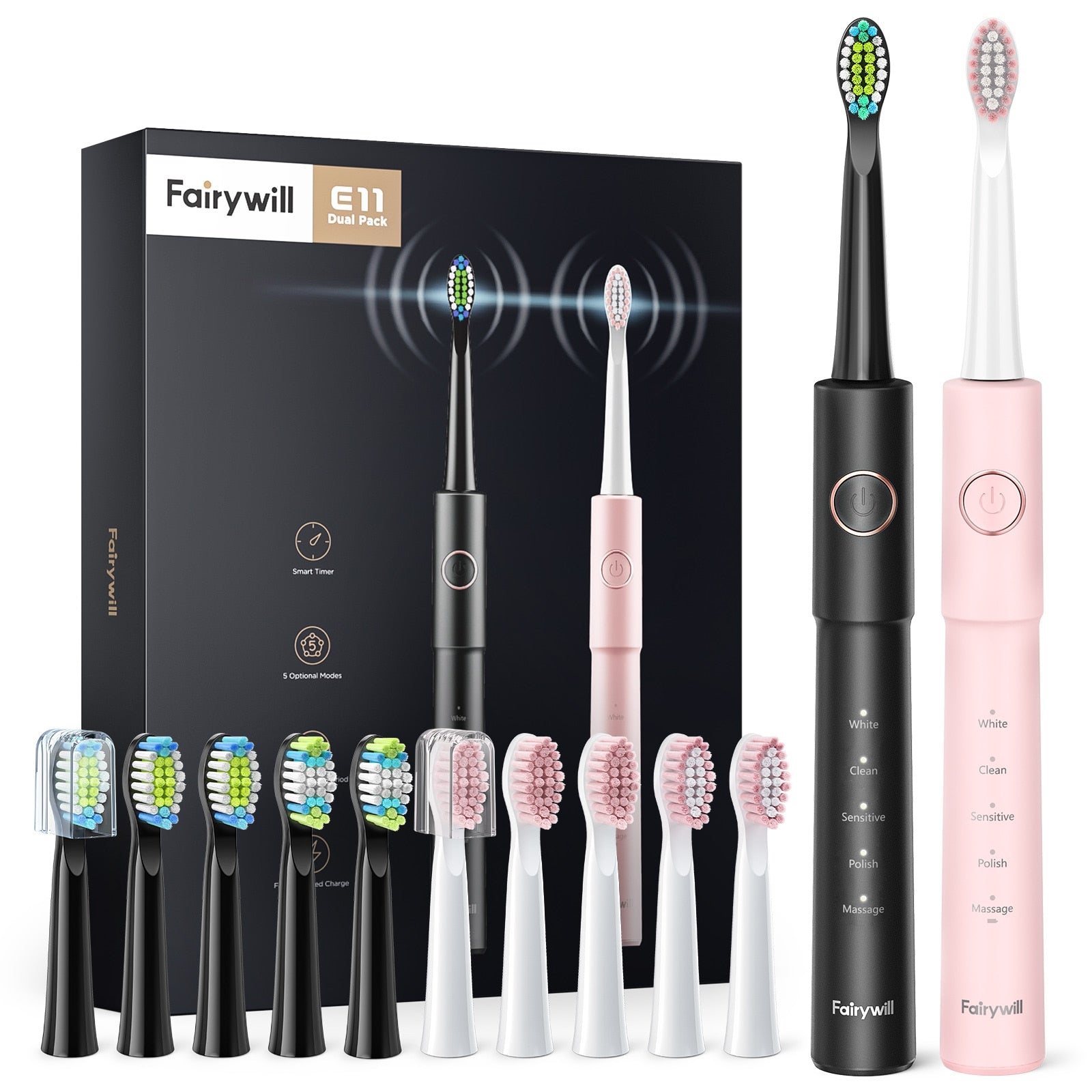 Rechargeable Electric 8 Toothbrush Brush